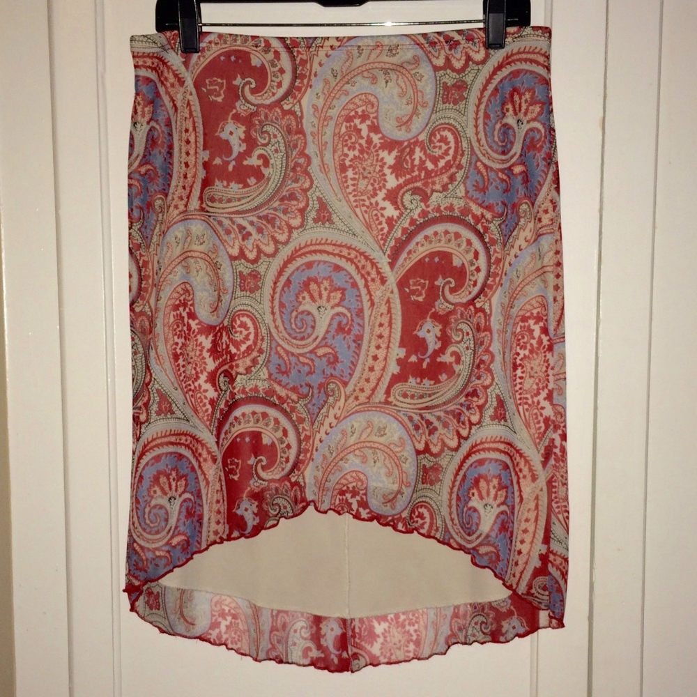 HIGH LOW SKIRT SIZE L FESTIVAL WEAR